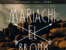 Tablet Screenshot of mariachielbronx.com